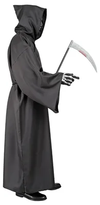 Productafbeelding van Sensemann zwarte hoodtrui, geschikt voor Halloween, maat: L/XL