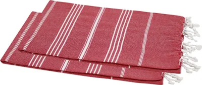 Produktbild von Hamamtücher 100x180 cm | 2 Stück | Sultan Style rot