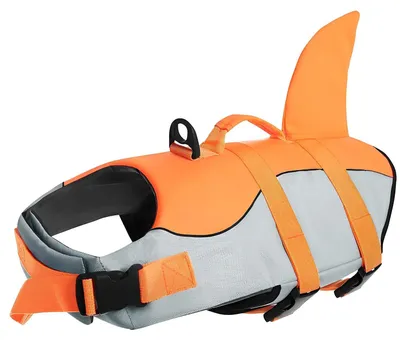 Immagine prodotto di Gilet da nuoto per cani - Gilet di salvataggio per cani - Cinghie regolabili - Maniglia e riflettori - Taglia XL - Vestibilità confortevole - Gilet di salvataggio