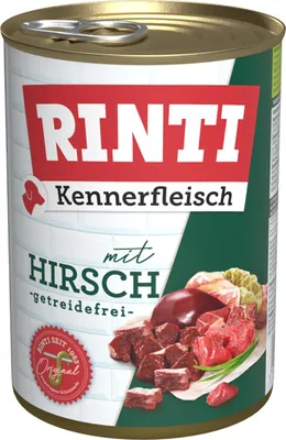 Produktbild von Rinti Kennerfleisch Hirsch 400 g - 12 Stück