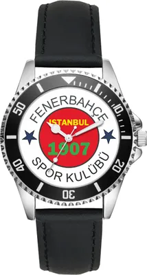 Produktbild von KIESENBERG Herrenuhr Armbanduhr Fenerbahce Geschenk Fan Artikel Zubehör Fanartikel Analog Quartz Uhr L-21211