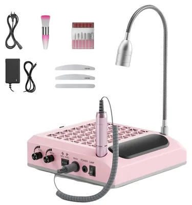 Immagine prodotto di Macchina per unghie, aspirapolvere multifunzione, trapano elettrico per unghie, rosa