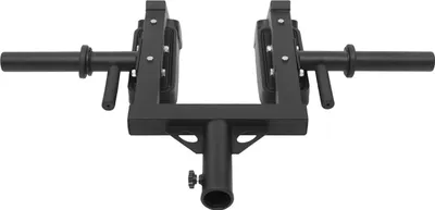 Obrázek produktu pro Nástavec pro landmine bench press a linebacker squat – nástavec na činku – 101 x 77 cm – pojistné kroužky z nerezové oceli – pro silový trénink – černý
