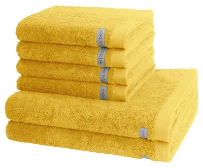 Produktbild von Ross Sinfonie 4 X Handtuch 2 X Duschtuch im Set Hochwertiger Walkfrottee für höchsten Komfort, Flauschiger Griff für angenehmes Hautgefühl, Elegante Bordüre für stilvolle Akzente