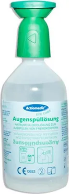 Obrázek produktu pro no brand 50010 Augenspülflasche Actiomedic® 500 ml DIN 15 154-4 Natriumchlorid 09 %