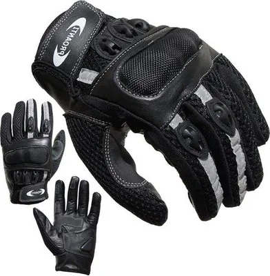 Imagen del producto de Guantes de verano de cuero, transpirables, color , tallas XS a XXXL