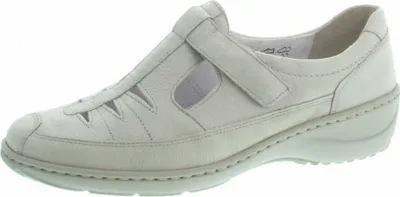 Produktbild von Waldläufer Kya - Halbschuh Klett, Pigalle (Glattleder), platin (beige), Weite K 607501-172-120 38 1/2