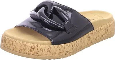 Produktbild von Gabor Pantolette Damen Hausschuihe Sandalen Sandaletten schwarz 42