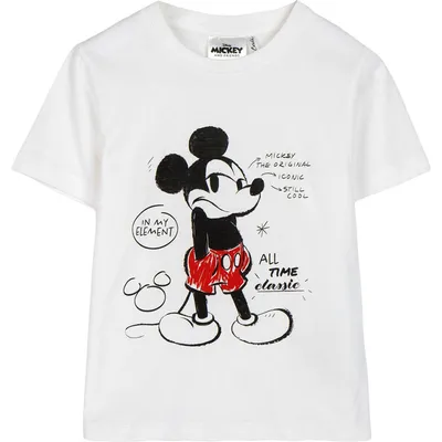 Produktbild von T-Shirt Disney Mickey Mouse Weiß 98