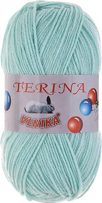 100g Terina Strickgarn Häkelgarn Wolle Acrylwolle pflegeleicht Farbwahl mintgrün