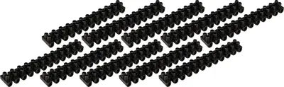 Produktbild von 10er-Pack Lüsterklemmen McPower, 12 Klemmen, 4,5mm², 5A, schwarz