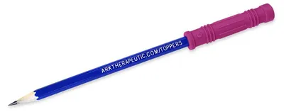 Produktbild von ARK Therapeutic kaubare Bleistiftkappe magenta sensorisches Spielzeug Getextureerde kauwbare potloodtopper die pen- of potloodkauwen vervangt, voor kinderen en volwassenen.