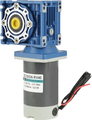 Produktbild von 120W RV40 Schneckengetriebemotor, Drehzahl einstellbar (CW/CCW) mit Selbsthemmung (12V)