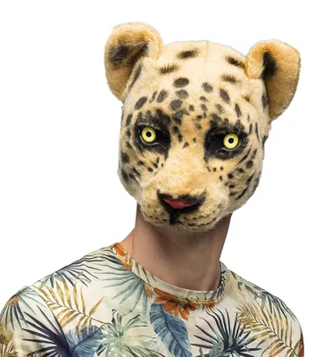 Produktbild von Realistische Plüsch Tiermaske für Erwachsene
