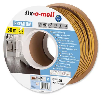 Produktbild von P-Profildichtung fix-o-moll Bobin 50m braun