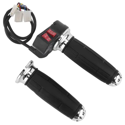 Image de 1Paire de poignées d'accélérateur à 3 vitesses pour vélo électrique avec marche avant et arrière