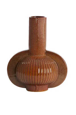 Produktbild von Light & Living - Vase MELNIK - 31,5x21,5x38,5cm - Braun