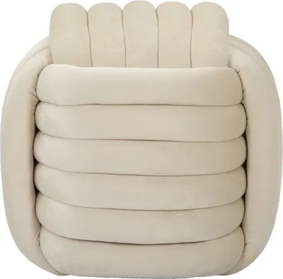 Image de Mauro Ferretti tabouret Softy 45x45x45 cm crème