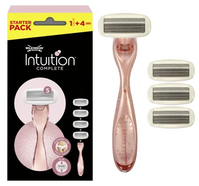 Obrázok produktu pre Wilkinson Sword Intuition Complete - holiaci strojček - so 4 náhradnými čepeľami