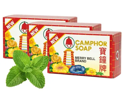 Produktbild von Merry Bell Kräuterseife – 160 g × 3