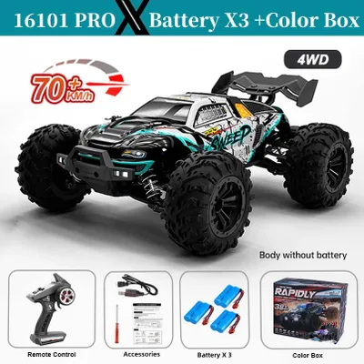 Produktbild von X-Verse 16101 Pro RC Auto 1:16 4WD 70 km/h Drift Monstertruck LED