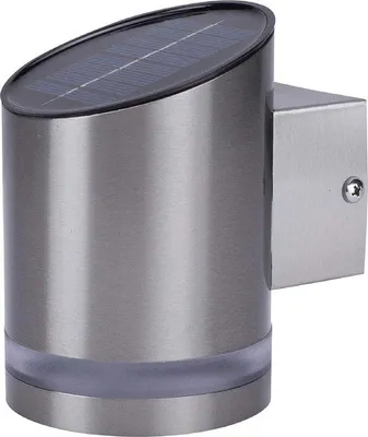 Produktbild von Solar-LED-Lampe mit Diffusor in Silber