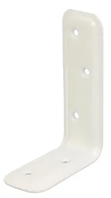 Produktbild von Alberts Stützwinkel | geprägt | weiß kunststoffbeschichtet | 80 x 120 x 40 mm | 20er Set