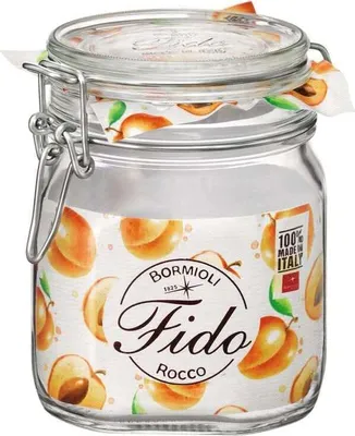 Obrázek produktu pro Bormioli Rocco drátěná zavařovací sklenice Fido swing top 750ml