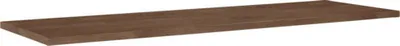 Produktbild von Jungborn Waschtischplatte 1610 x 460 mm Nussbaum ohne Ausschnitt