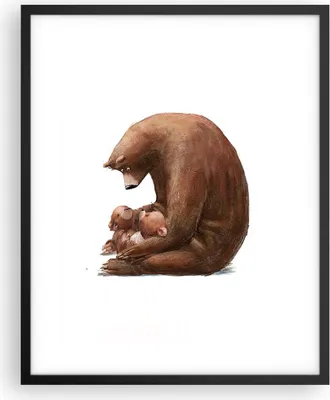 Produktbild von Gerahmtes Poster - Schwarzer Rahmen - Bär Teddybären Kinder - 40x50 cm - Wand Bild - Wanddeko - Wandbilder - Kunstposter - Wandposter - Bilderrahmen - Bilder - Kunstdruck - P2BPA40x50-4732