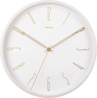 Produktbild von Karlsson - Wanduhr Belle - Weiß - Ø35cm