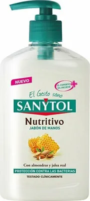 Obrázok produktu pre Výživné mydlo na ruky Sanytol 250ml