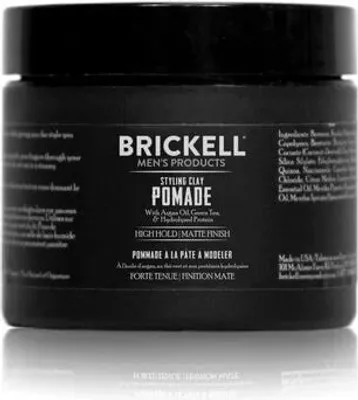 Image de Pommade coiffante Brickell pour homme, 59 ml