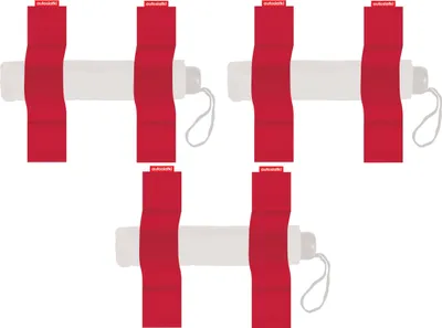 Obrázok produktu pre TrunkExpert, pásky na suchý zips do auta, červené, sada 3 ks, 20x5x0,3 cm