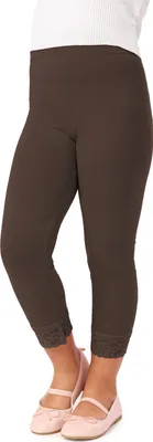 Image de Leggings 3/4 pour fille Merry Style MS10-293 (marron, 110 cm)