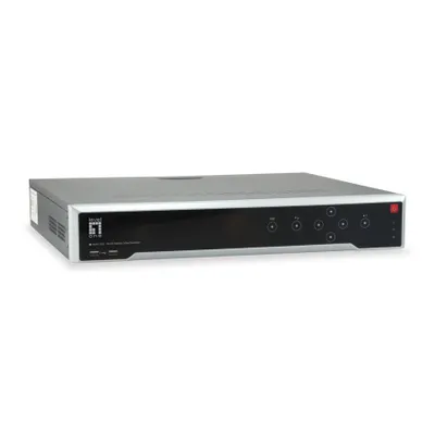 Produktbild von LevelOne NVR-1316, 16 Kanäle, 3840 x 2160 Pixel, 128 Benutzer, H.264, H.264+, H.265, MPEG4, Eingebettetes LINUX, 256 Mbit/s