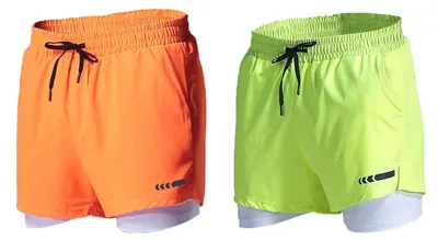 Image de Omgoods - Short de sport pour hommes, à séchage rapide, avec poches, idéal pour l'entraînement
