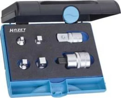 Immagine prodotto di Set di adattatori Hazet 958N/6 - Testa quadrata cava da 6,3 mm (1/4 di pollice), testa quadrata cava da 10 mm (3/8) | 958N/6