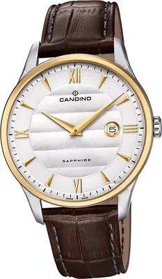 Produktbild von Candino Herren Quarzuhr Analog C4640/1 Leder Armband-Uhr Elegant braun D2UC4640/1