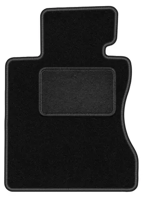 Produktbild von Fahrermatte Velours für BMW 5 E60 2003-2010 (Limousine) – 1-tlg, Schwarz, passgenau – Wielganizator LUX