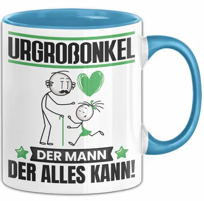 Produktbild von Urgroßonkel Tasse Geschenk für Urgroßonkel Der Mann Der Alles Kann Geschenkidee zum Geburtstag (Blau)