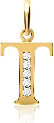 Produktbild von Kettenanhänger in Buchstabenform T 333er Gold GP0151