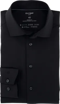 Produktbild von Olymp Luxor Modern Fit Businesshemd schwarz