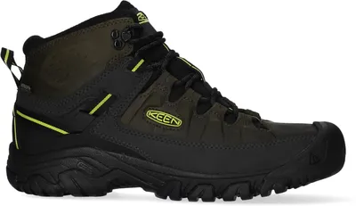 A single hiking boot shown from the side.