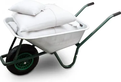 Produktbild von Bituxx Schubkarre 100L 250kg Schiebkarre Scheibtruhe Schubkarren für Bau Garten MS-16182