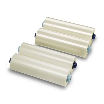 Produktbild von GBC Ezload Laminierfilm 305mmx60m 2x125 Micron glänzend, Transparent, 125 µm, Glanz, Glänzend, 60 m, 0,125 mm