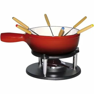 Produktbild von Baumalu 385052 Fondueset, Gusseisen/Gussaluminium, 20 cm Durchmesser