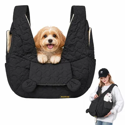 Hundetragetasche bis 10 kg, für kleine Hunde, Nylon