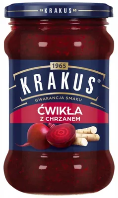 Produktbild von Krakus Rote Bete mit Meerrettich, 300 g