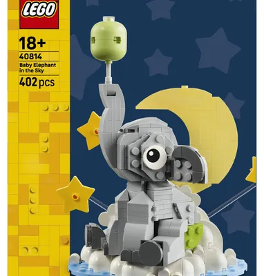 Immagine prodotto di LEGO 40814 Baby Elefantino Tra Le Stelle - Set Da Costruzione Per Adulti, 402 Pezzi, Regalo Neogenitori